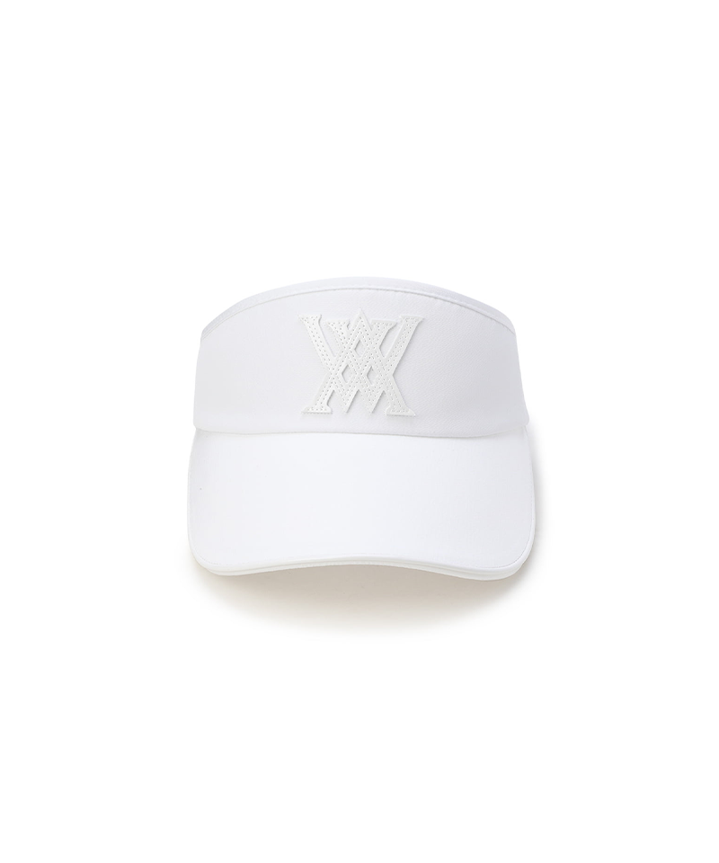Women's Essential Ribbon Visor - White