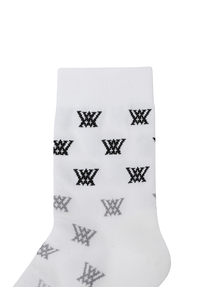 Women's Gradation Socks - White
