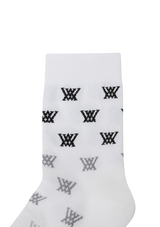 Women's Gradation Socks - White