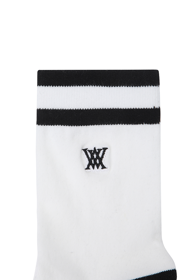 Women's Middle Socks - White