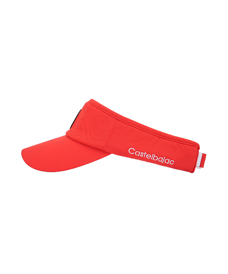 Castelbajac Men's Jacquard Egg Blazon Sun Cap - Red