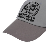 Castelbajac Men's Sprite Slogan Embroidery Point Ball Cap - Grey