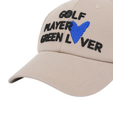 Castelbajac Men's Slogan Embroidery Point Ball Cap - Beige