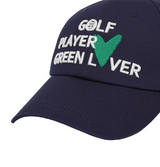 Castelbajac Men's Slogan Embroidery Point Ball Cap - Navy