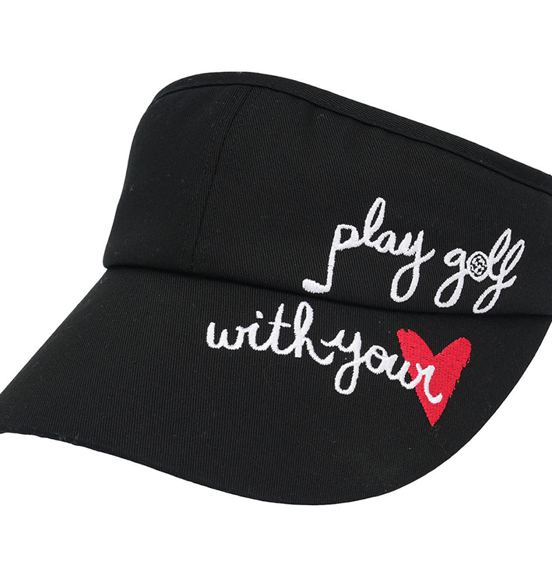 Castelbajac Women's Slogan Ribbon Sun Cap - Black