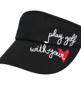 Castelbajac Women's Slogan Ribbon Sun Cap - Black