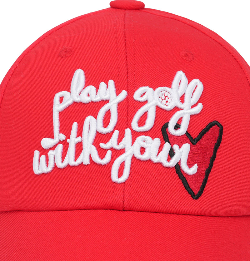 Castelbajac Women's Embroidered Point Ball Cap - Red