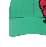 Castelbajac Women's Artwork Embroidery Point Ball Cap - Green