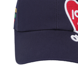 Castelbajac Women's Artwork Embroidery Point Ball Cap - Navy