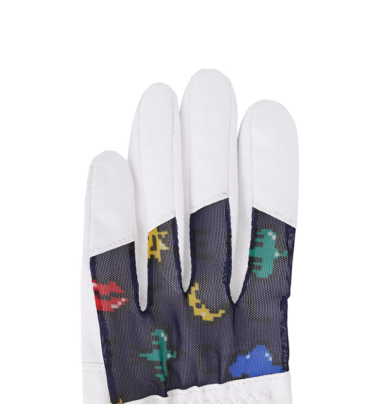 Castelbajac Women's Printed Mesh Gloves - Navy