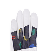 Castelbajac Women's Printed Mesh Gloves - Navy