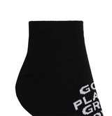 Castelbajac Men's Season Slogan Point Ankle Socks - Black
