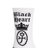 Castelbajac Men's Capsule Line Pattern Point Long Socks - White