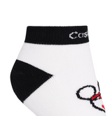 Castelbajac Women's Color Block Character Ankle Socks - Black