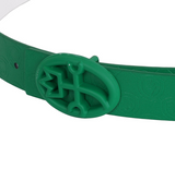 Castelbajac Women's Reversible Belt - Green