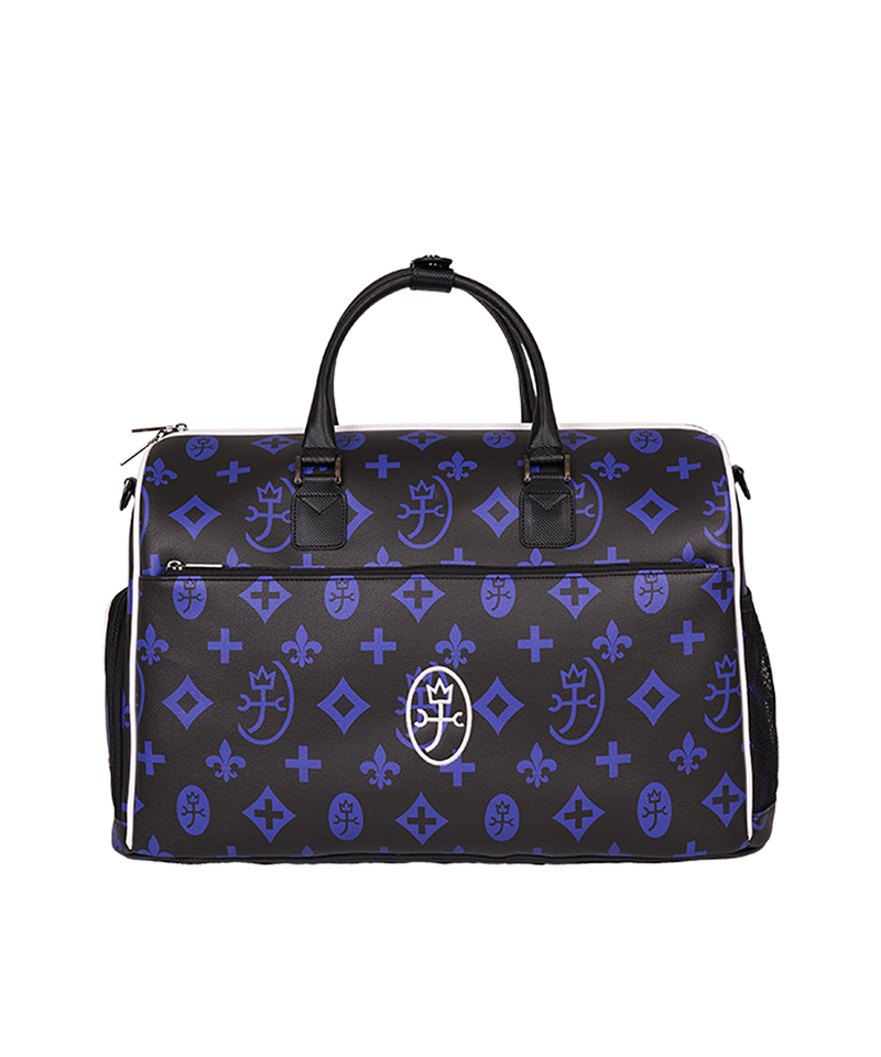 Castelbajac Men's Monogram Pattern Boston Bag - Black