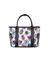 Castelbajac Women's Symbol Pattern Boston Bag - White