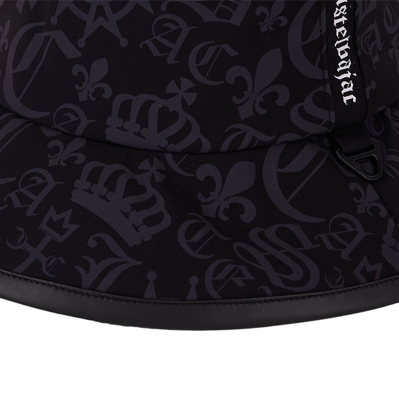 Castelbajac Men's Patterned Padded Bucket Hat - Black