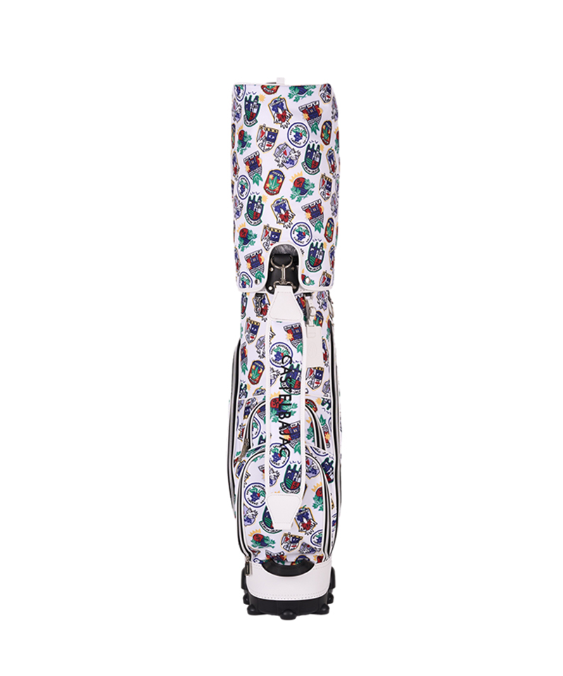 Castelbajac Women's Symbol Pattern Wheel Caddy Bag - White