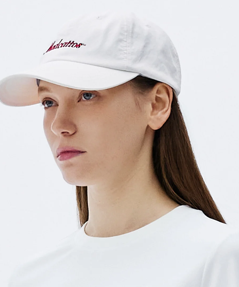 MCC Bio Washed Logo Ball Cap - Off White