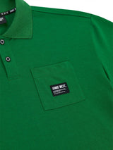 Jamie West Club Print Pocket P-Shirts - Green