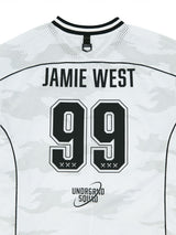 Jamie West No.99 Vneck Mesh Camo T-Shirts - White