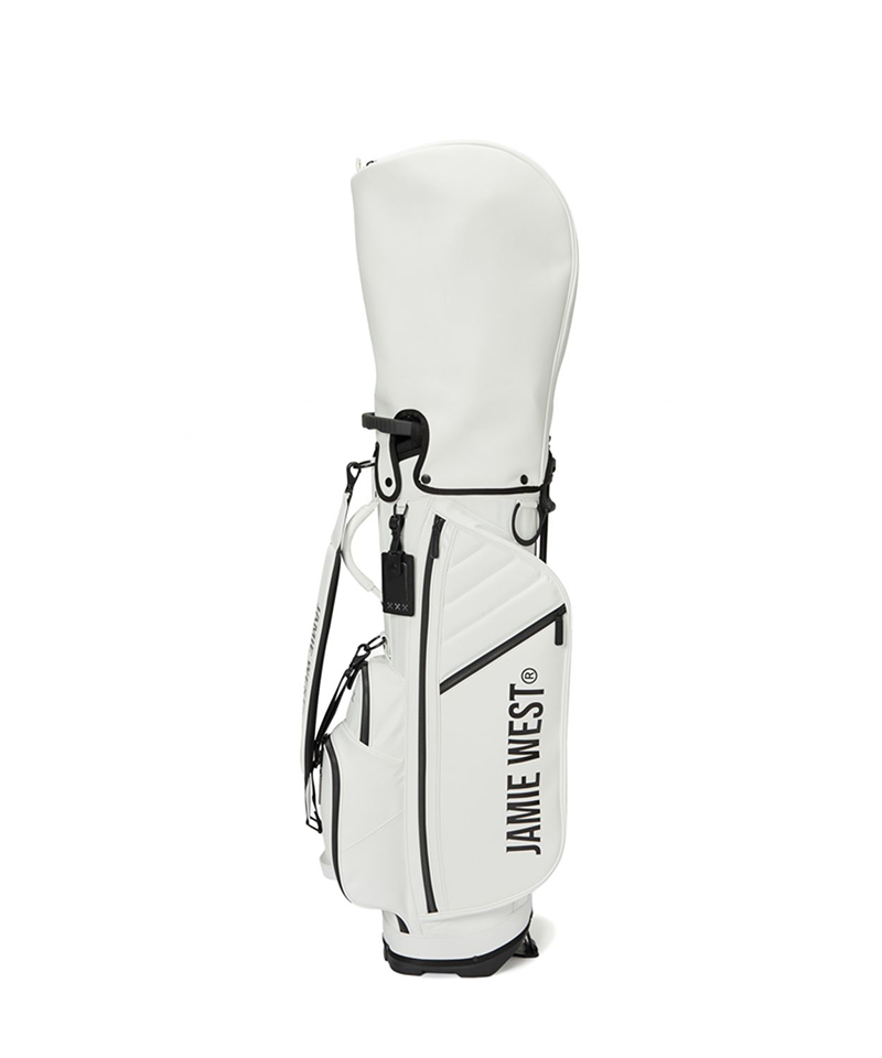 Jamie West Riders Stand Bag - White