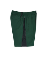 Jamie West Side Ventilation Zip-Up Shorts - Green