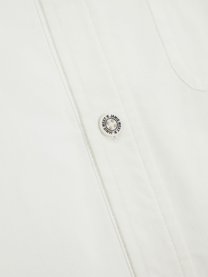 Jamie West Woven Pocket Shirts - White