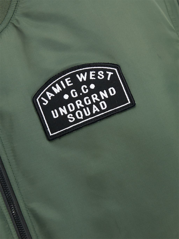 Jamie West Squad MA-1 Heavy Jumper - Green