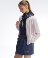 Monday Flow Paisley Triangle Scarf - Navy