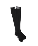 Monday Flow Munple Basic Overknee Socks - Black