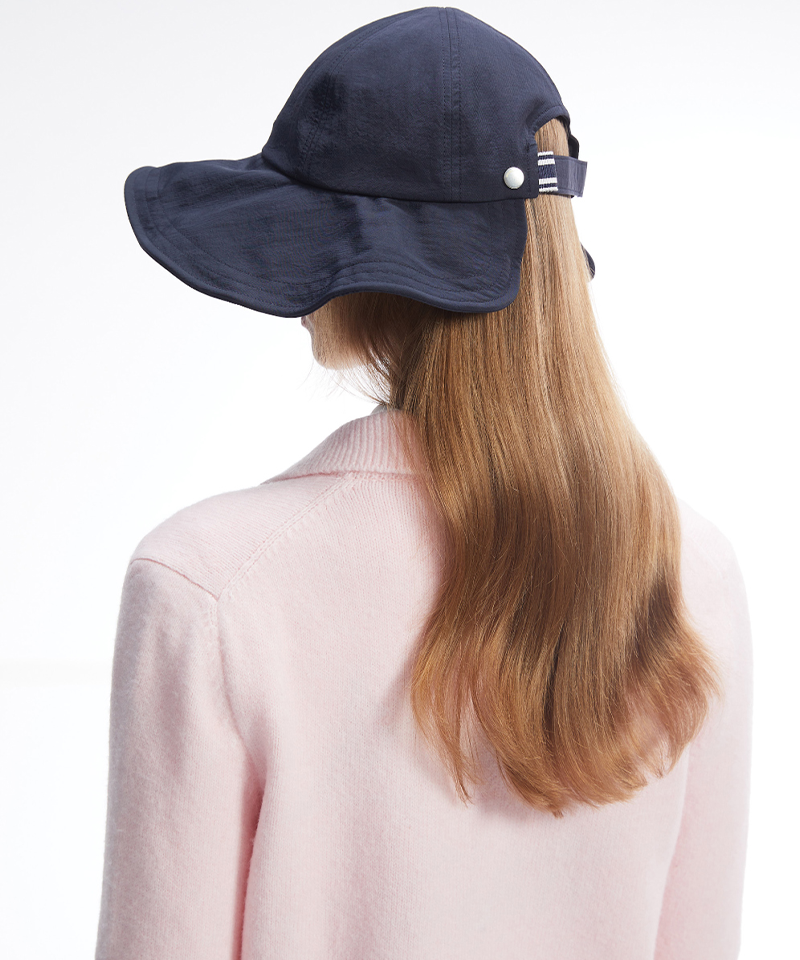Monday Flow Round Wire Bucket Hat - Dark Navy