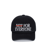 Jamie West Slogan Embroidery Washed Ballcap - Black