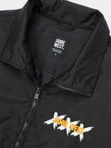 Jamie West Stand Collar Windbreaker - Black