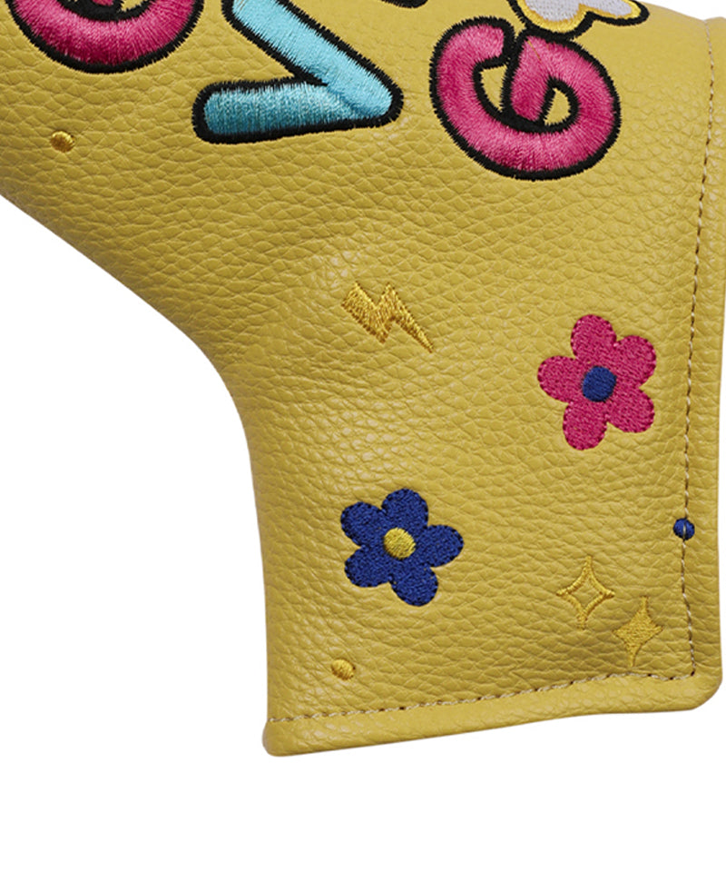 MACKY Golf: Good Vibe Straight Putter Cover - Mustard