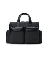 Uni Color Block Boston Bag - Black
