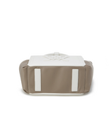 Women's Two Tone Tote Bag - Ivory