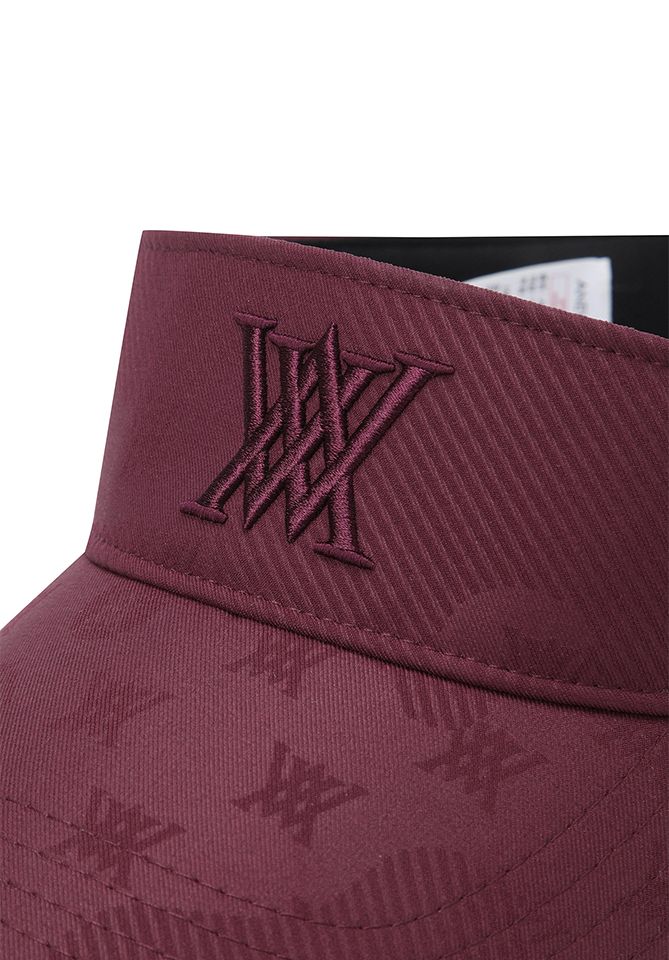 Uni Tee Holder Logo Visor - Burgundy