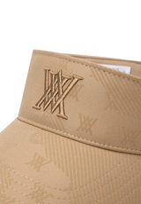 Uni Tee Holder Logo Visor - Camel