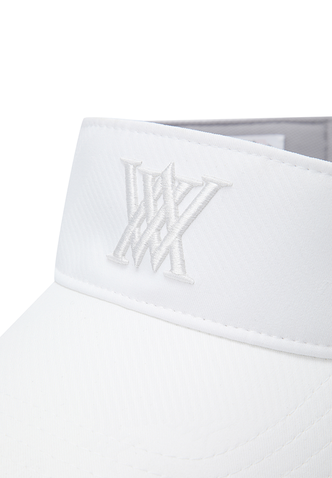 Uni Tee Holder Logo Visor - White