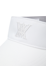 Uni Tee Holder Logo Visor - White