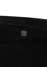 Women's Layered Wide Visor - Black