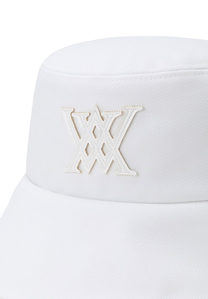 Women's Ribbon Bucket Hat - White