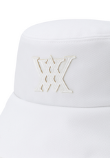 Women's Ribbon Bucket Hat - White