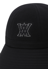 Women's Fabric Mix Bucket Hat - Black