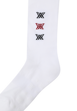 Women's Pocker Knee Socks - White