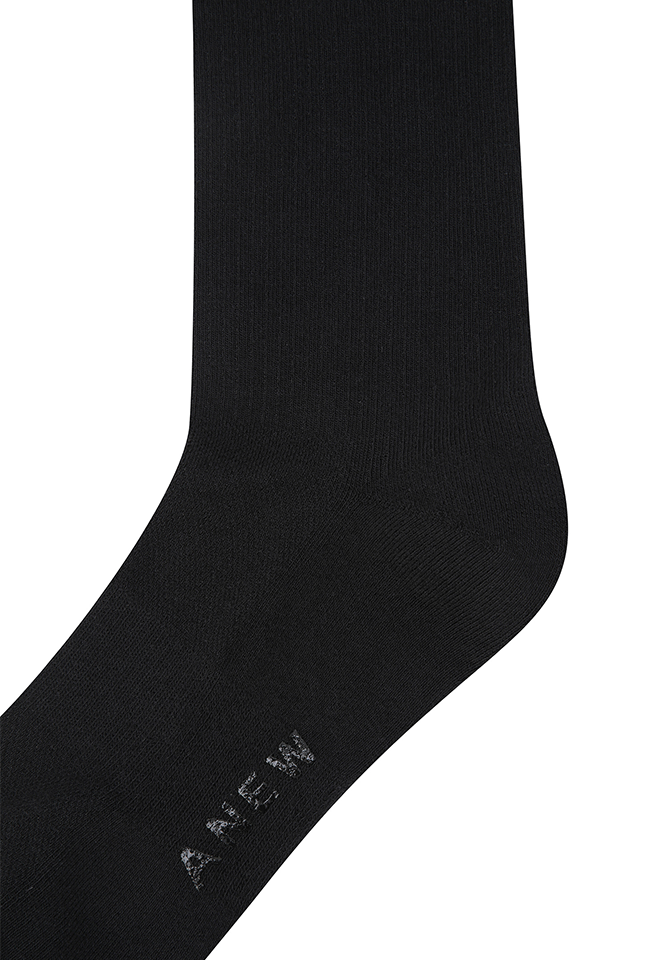 Men's Basic Middle Socks - Black