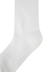Men's Basic Middle Socks - White