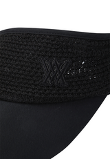 Women's Paisely Raffia Cap - Black